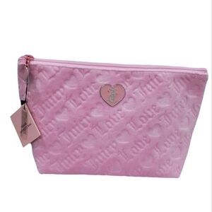 Juicy Couture Pink Travel Cosmetic  Bag NEW